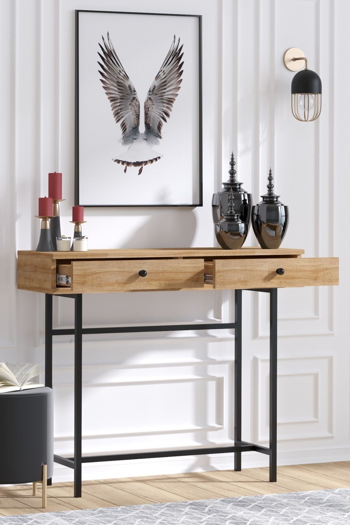 Decormet Esta Dresuar Safir Meşe