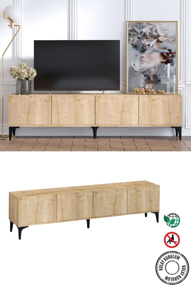 Decormet Nora Tv Sehpası Safir Meşe- Dec-20065