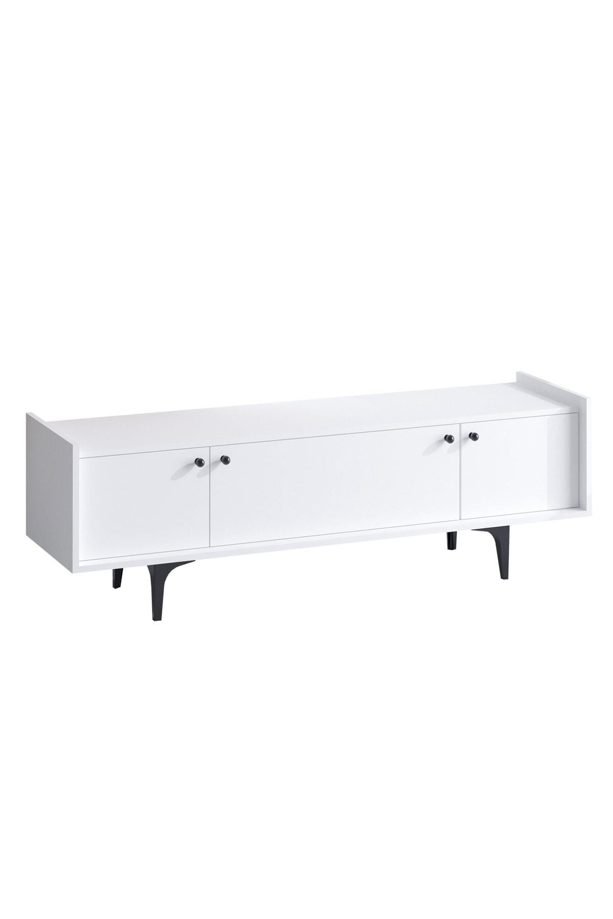 Decormet Atlas Tv Sehpası Dec0043 Beyaz