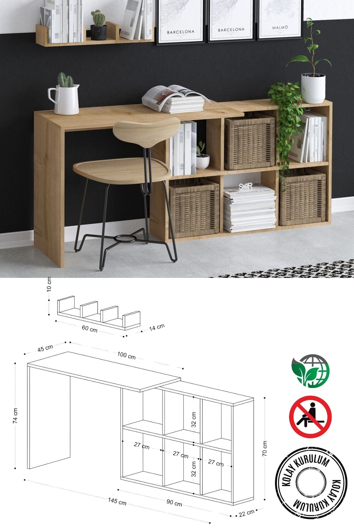 Decormet Blake Çalışma Masası