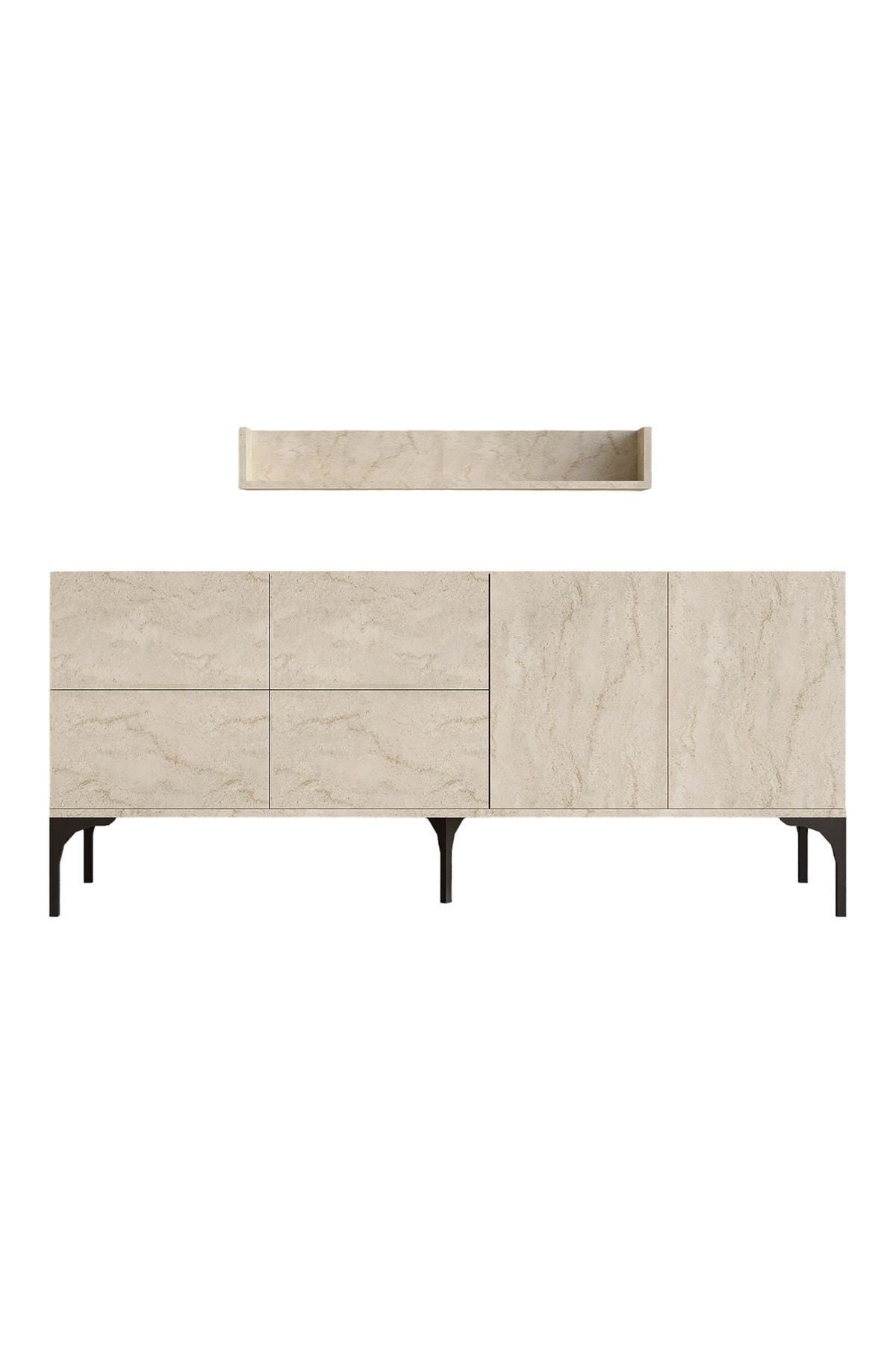 Decormet Stella Konsol Travertine