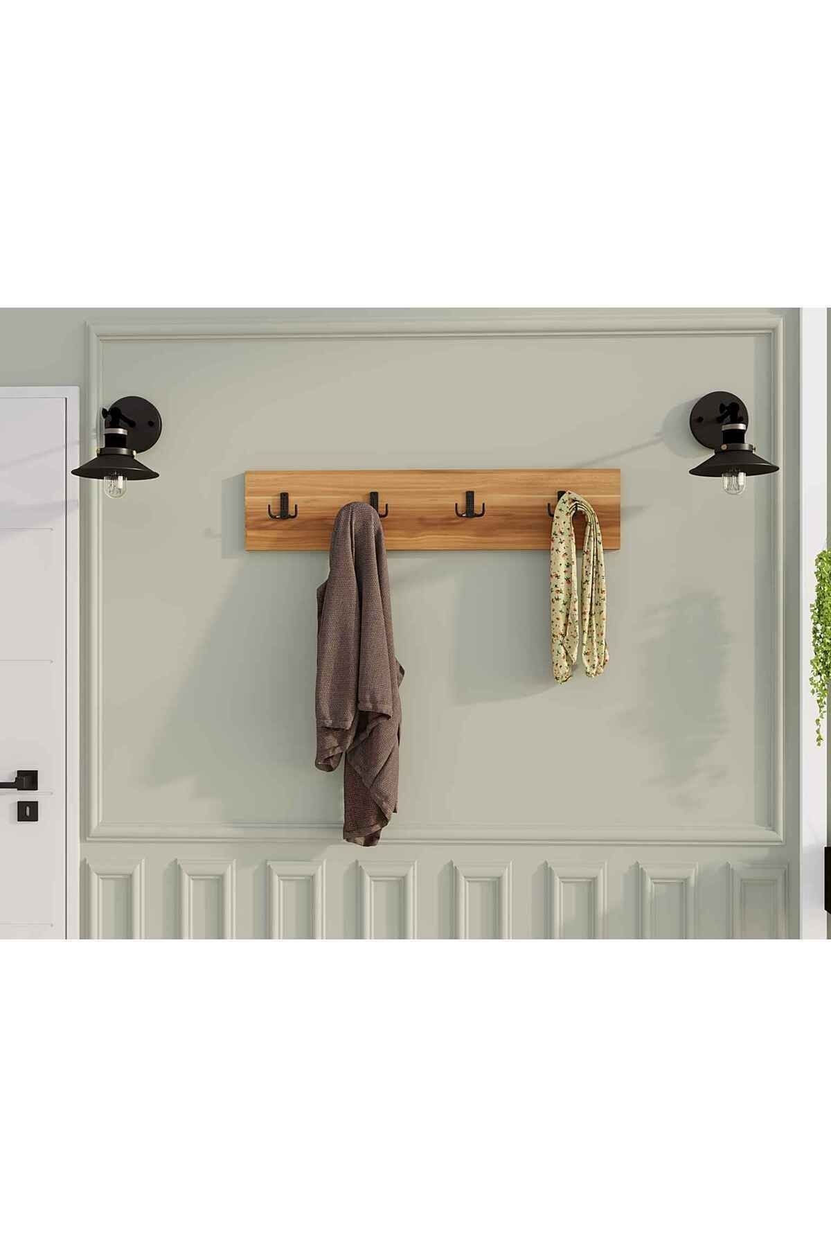 Decormet 4Lü Askılık Ceviz