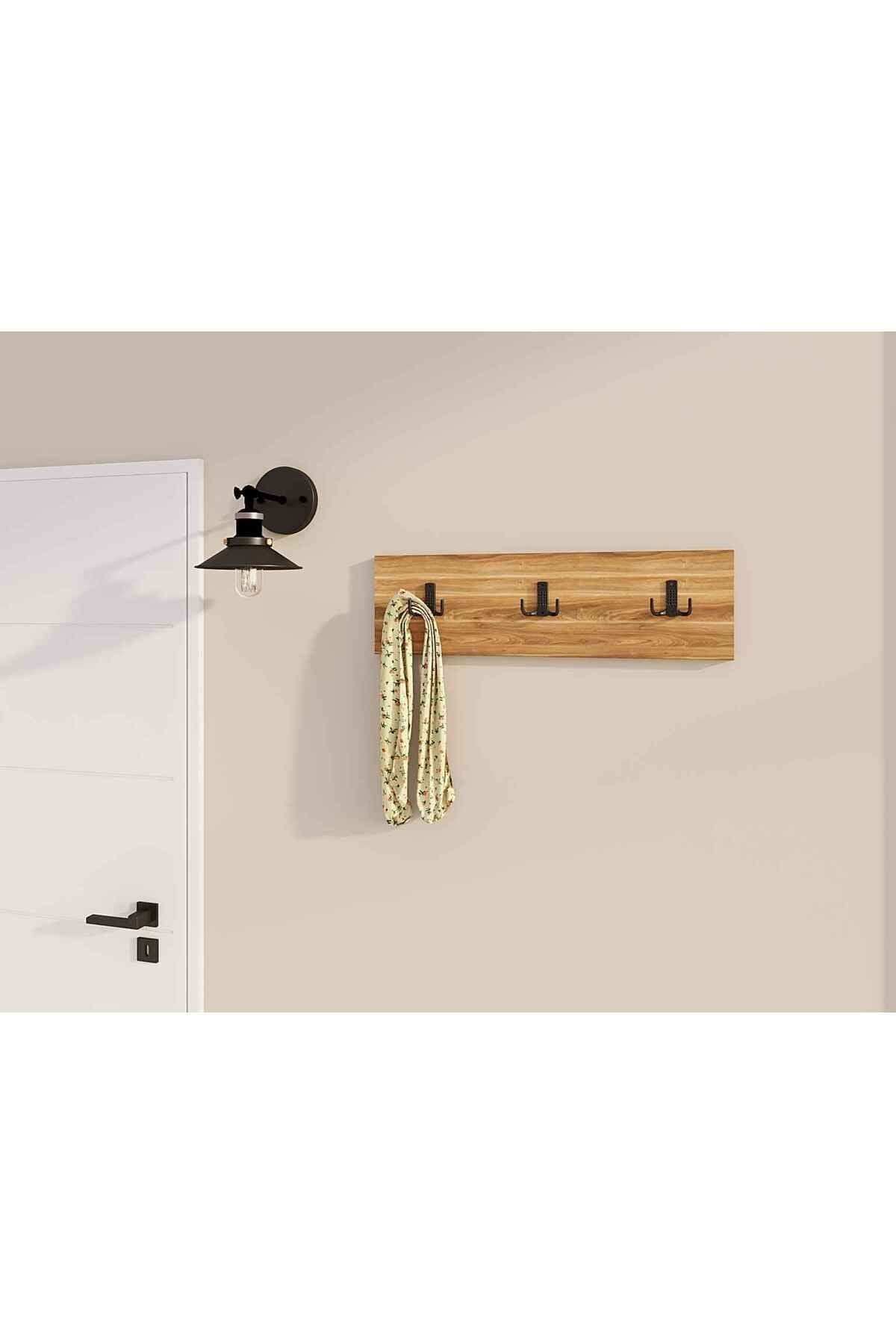 Decormet 3Lü Askılık Ceviz