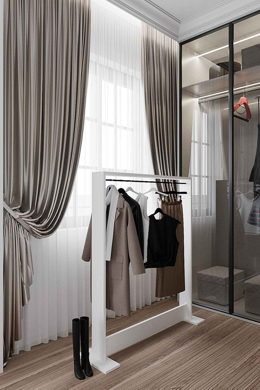 Decormet Salvitor Elbise Askısı Safir Meşe