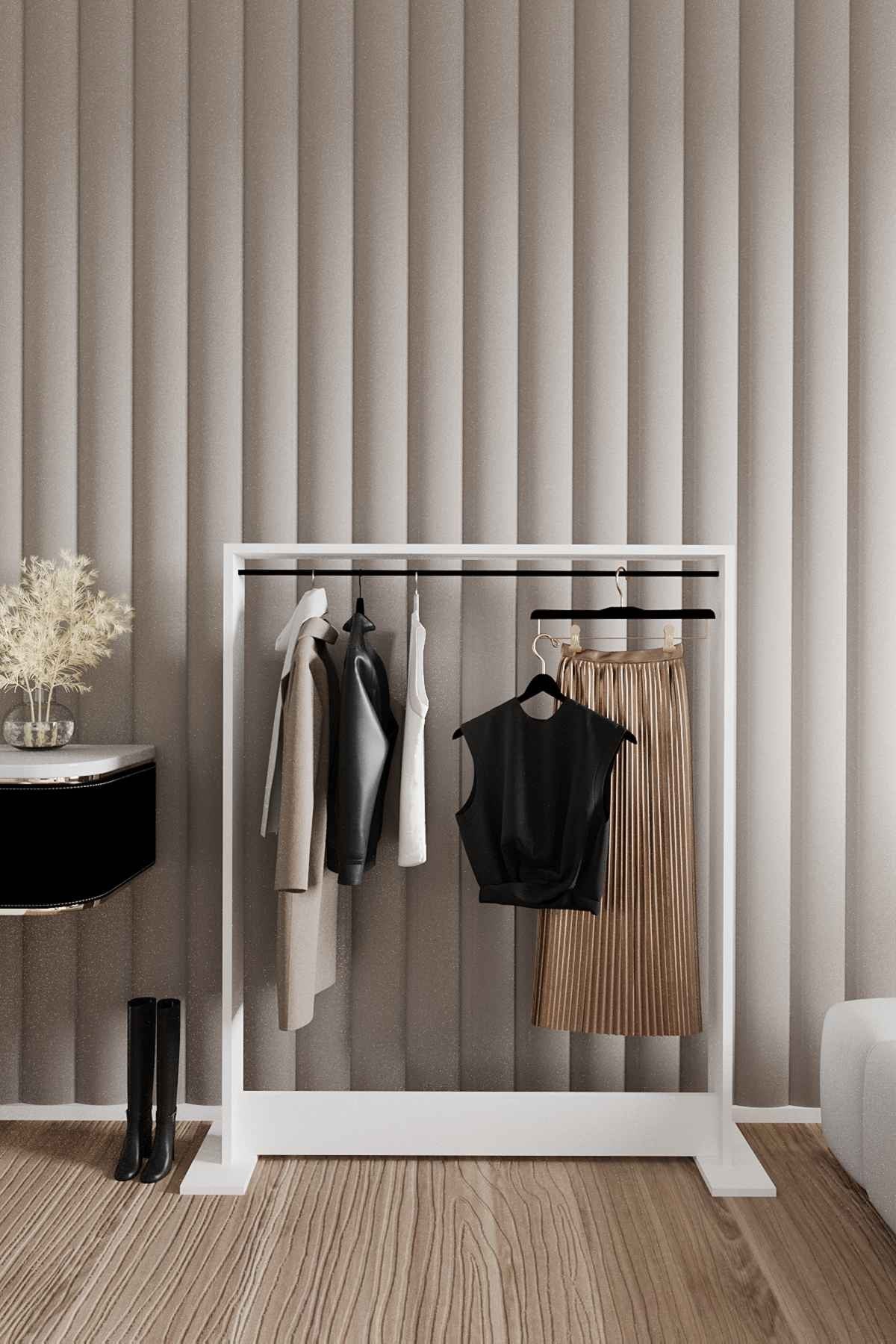 Decormet Salvitor Elbise Askısı Safir Meşe