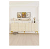 Decormet Stella Konsol Travertine Gold Ayak