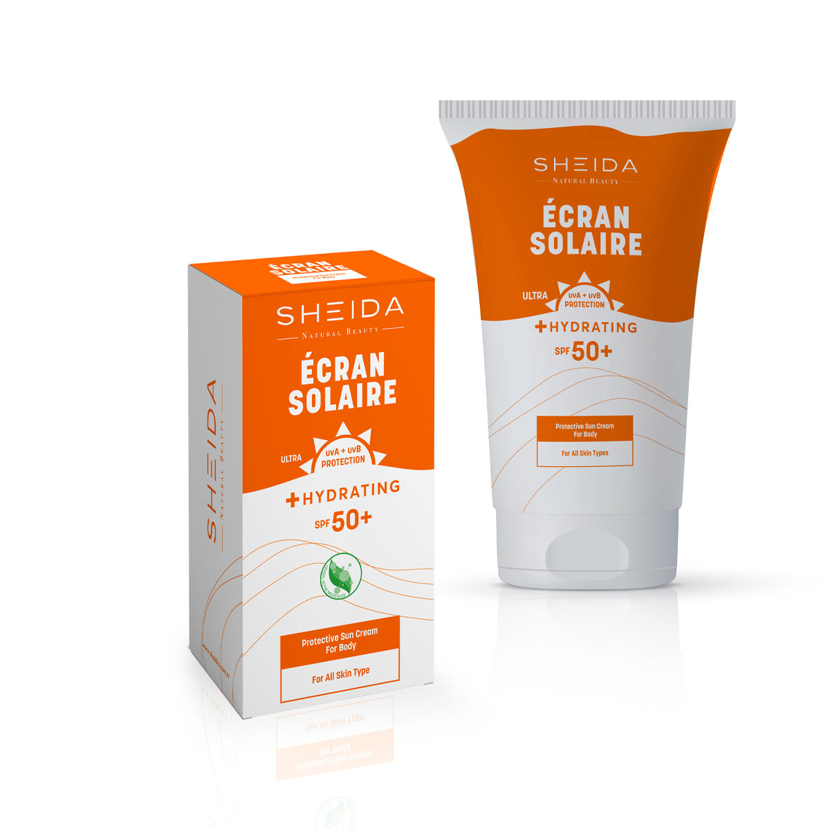 Sheida Écran Solaire Güneş Koruyucu Krem 150 ml (Vücut İçin)