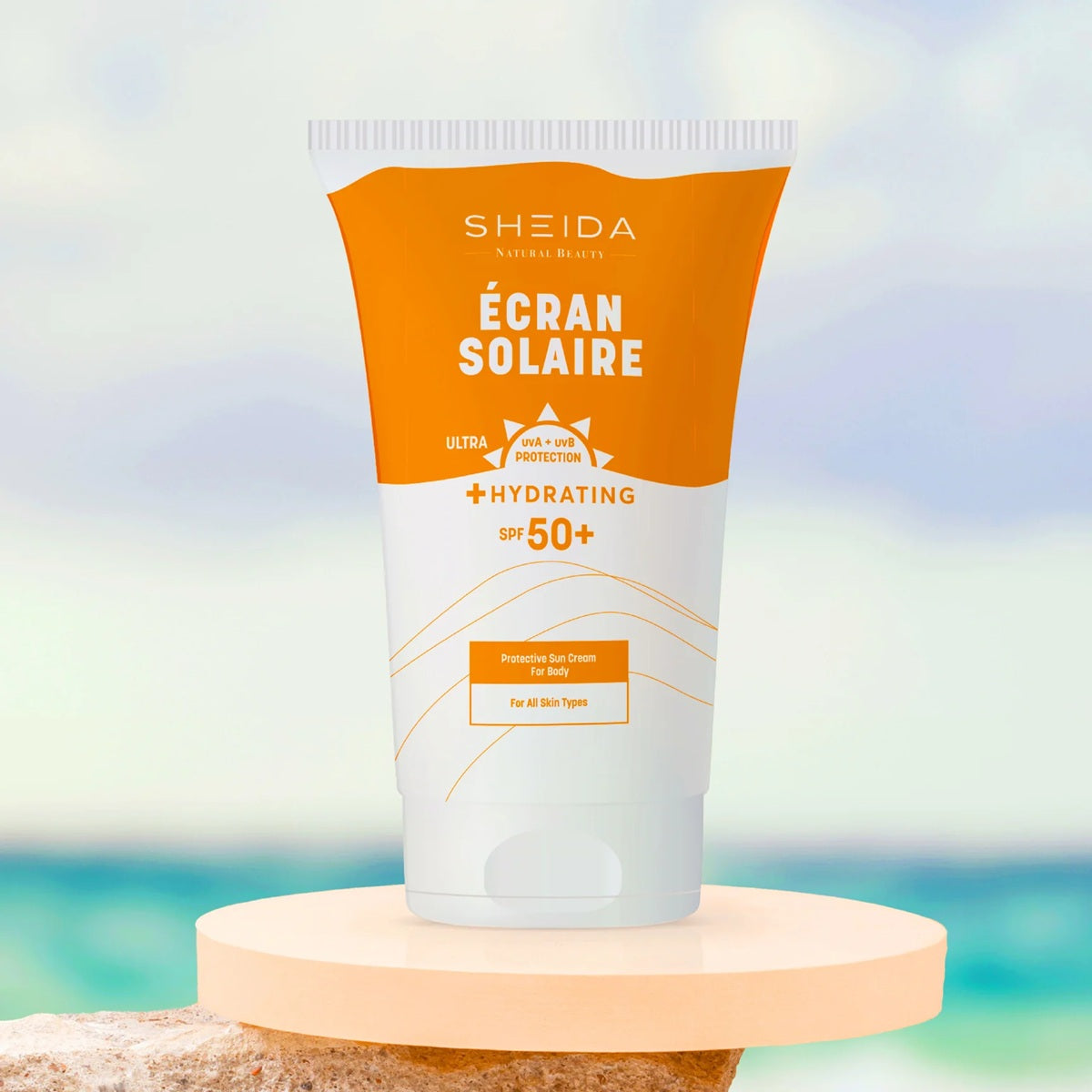 Sheida Écran Solaire Güneş Koruyucu Krem 150 ml (Vücut İçin)