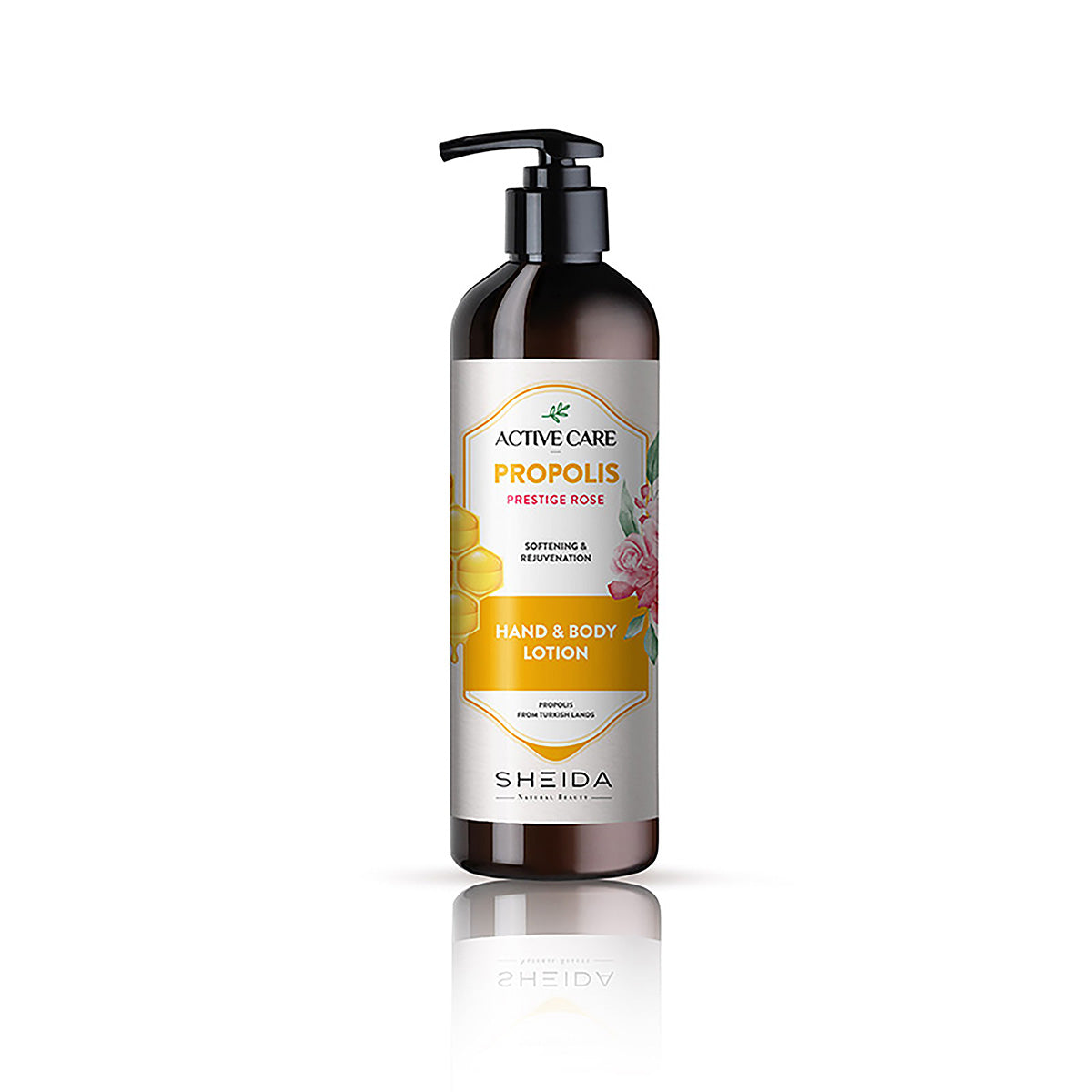 Sheida Actıve Care Softening & Moistening Hand & Body Lotion With Propolis And Prestige Rose 500ml