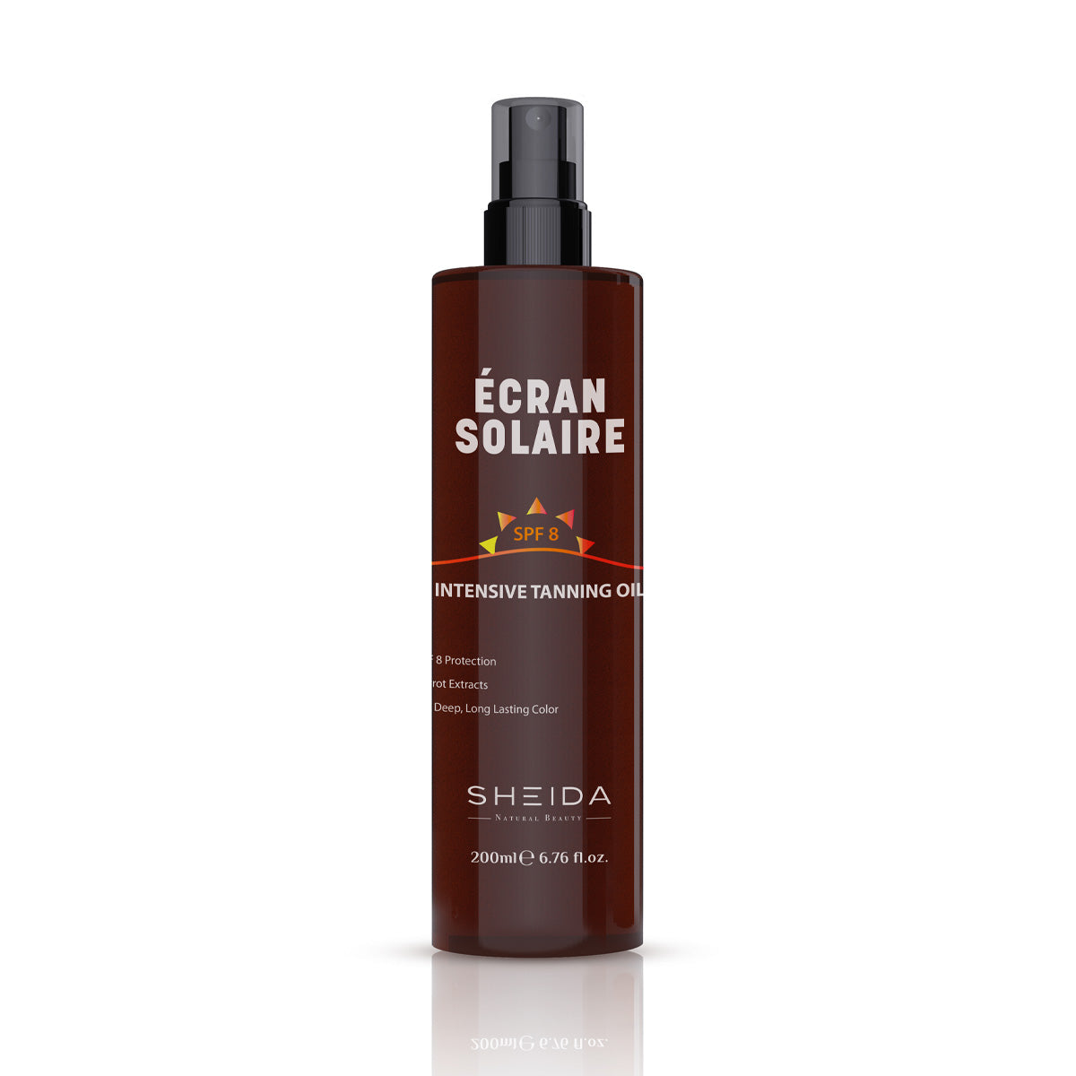 Sheida Écran Solaire Yoğun Bronzlaştırıcı Yağ SPF 8 200 ml
