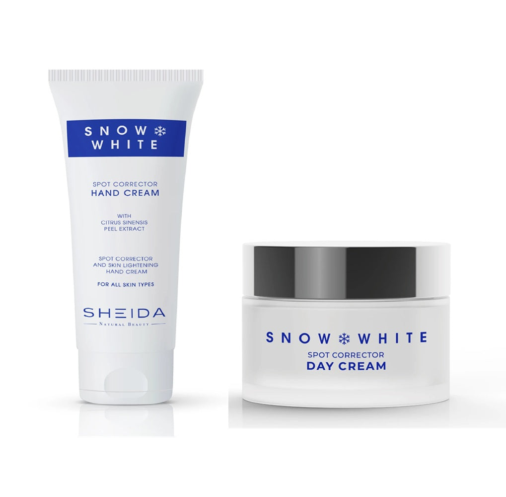 Sheida Snow White Leke Karşıtı El ve Yüz Bakım Seti