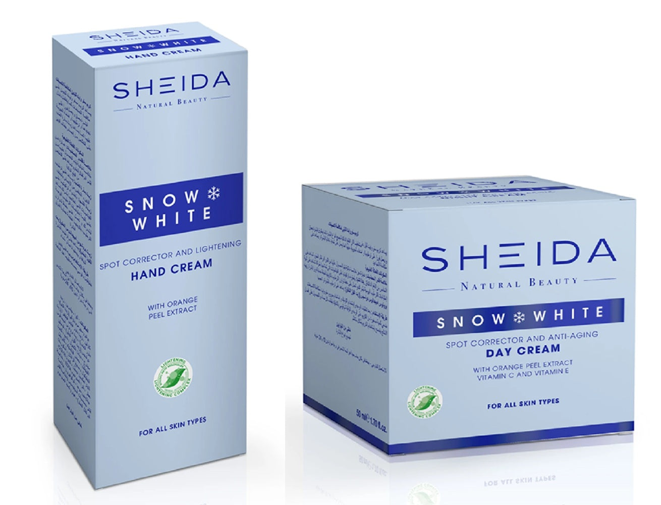 Sheida Snow White Leke Karşıtı El ve Yüz Bakım Seti