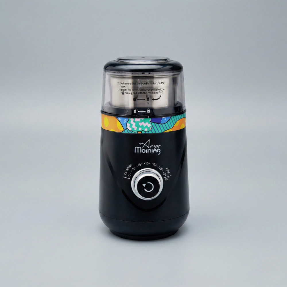 Any Morning SH21638B Elektrikli Ayarlanabilir Kahve Değirmeni, Baharat Öğütücü