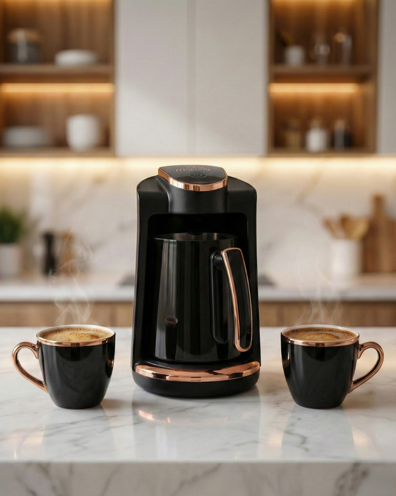 Any Morning LI23201S Paslanmaz Çelik Cezveli Türk Kahvesi Makinesi