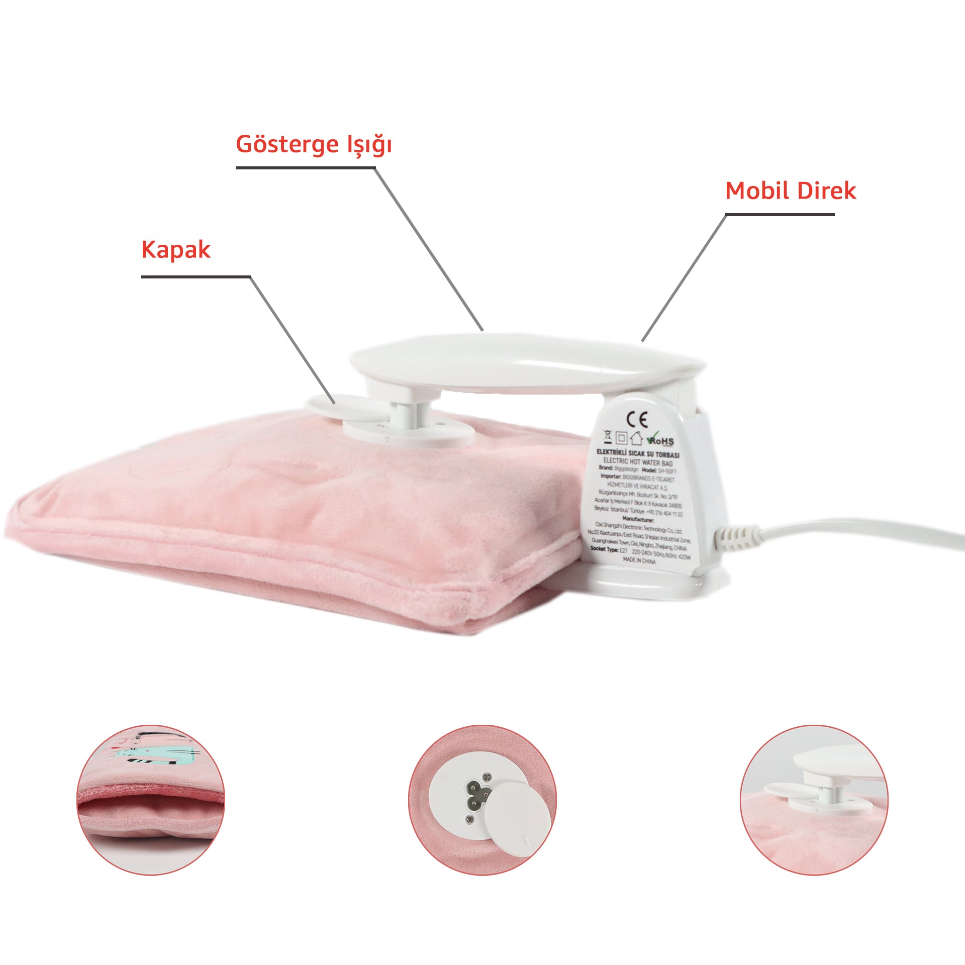 BiggDesign Cats Parti Kedi Elektrikli Sıcak Su Torbası