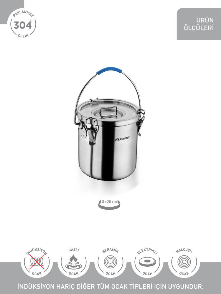 Hascevher Horeca 20 cm Taşıma Kabı