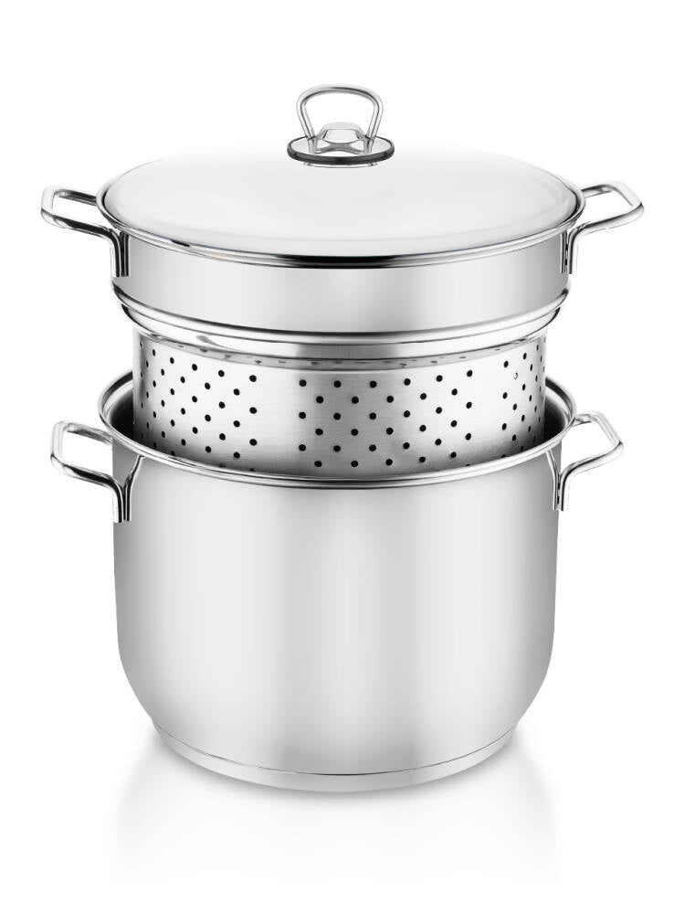 Hascevher 20 cm Haşlama Süzgeçli Spaghetti Tencere