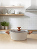 Hascevher Chef Granit 18x10 cm Tencere Cam Kapaklı