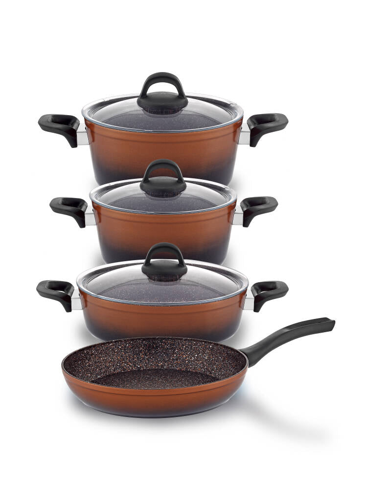Hascevher Gloria 7 Pcs Silikon Tencere Seti İle Birlikte + Hascevher Esila 9,0 lt Güveç Düdüklü Tencere Hediye