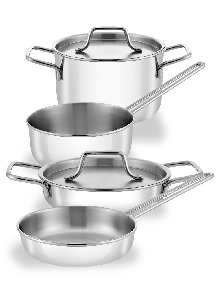 Hascevher Mini Chef Çelik Oyuncak 6 Pcs Tencere Seti