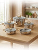 Hascevher Monna 9 Pcs Tencere Set (18/20/24 Ten/24 Karn/24 Tava)
