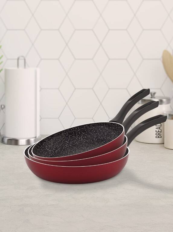 Hascevher Monna 8 Pcs Tencere Set İle Birlikte + Hascevher Prime Granit 3 Pcs Tava Seti Kapaksız Hediye