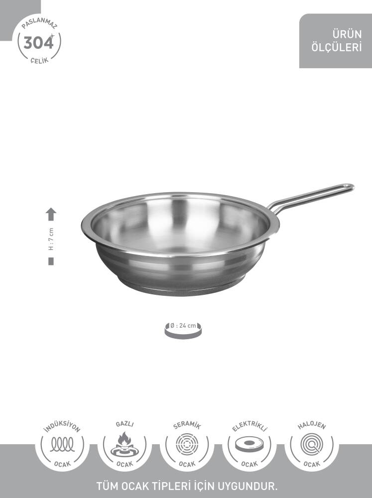Hascevher Gastro 24 cm Tava