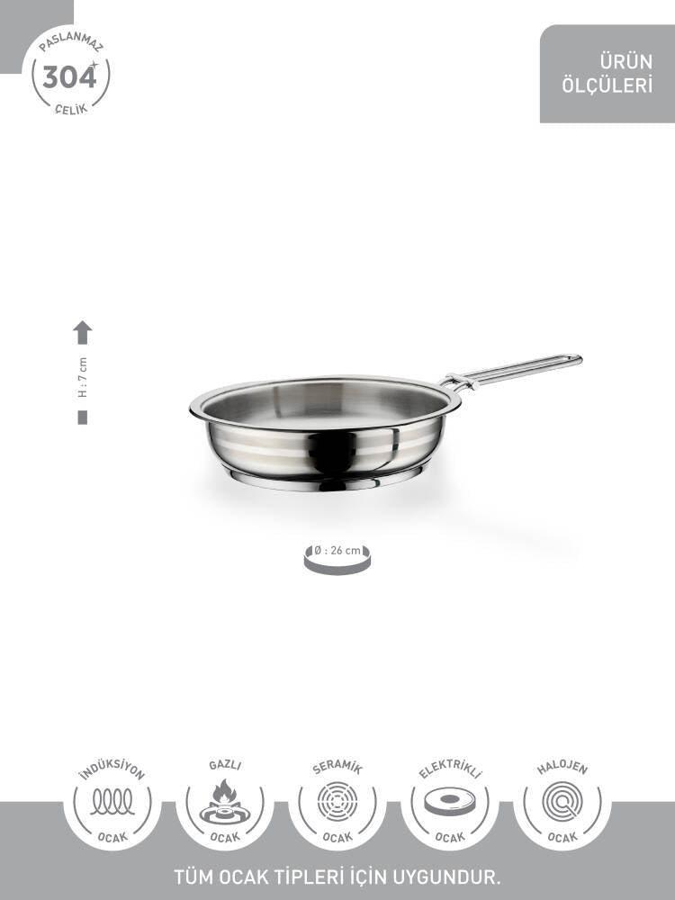 Hascevher Gastro 26 cm Tava